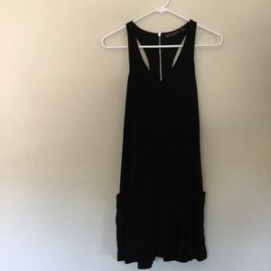 ZARA TRAFALUC VNECK RACERBACK DRESS